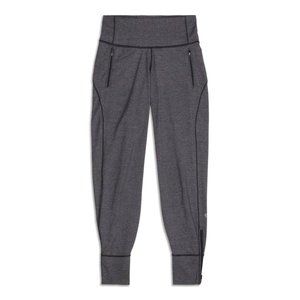 Lululemon Athletica Gray & Black Pants Size: 6